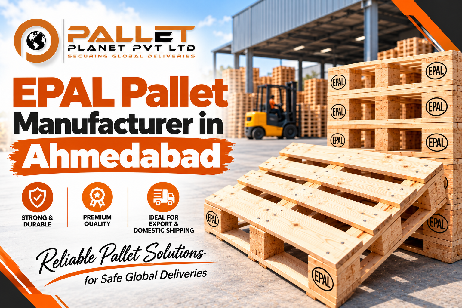 EPAL Pallet Manufacturer in Ahmedabad by PalletPlanet