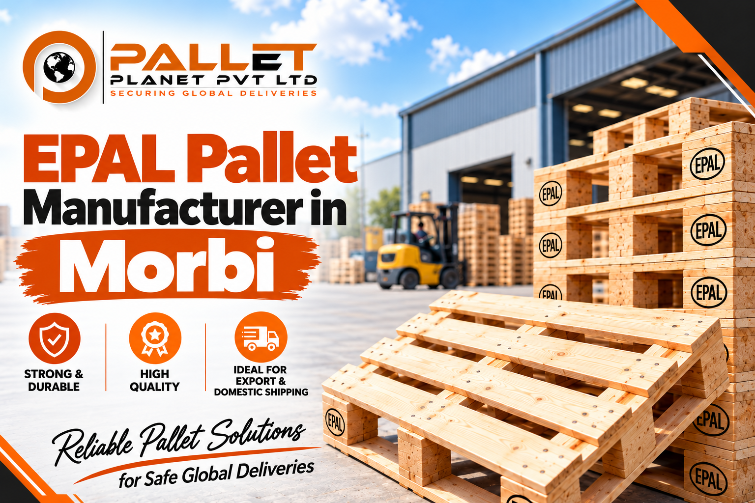 EPAL Pallet Manufacturer in Morbi by PalletPlanet