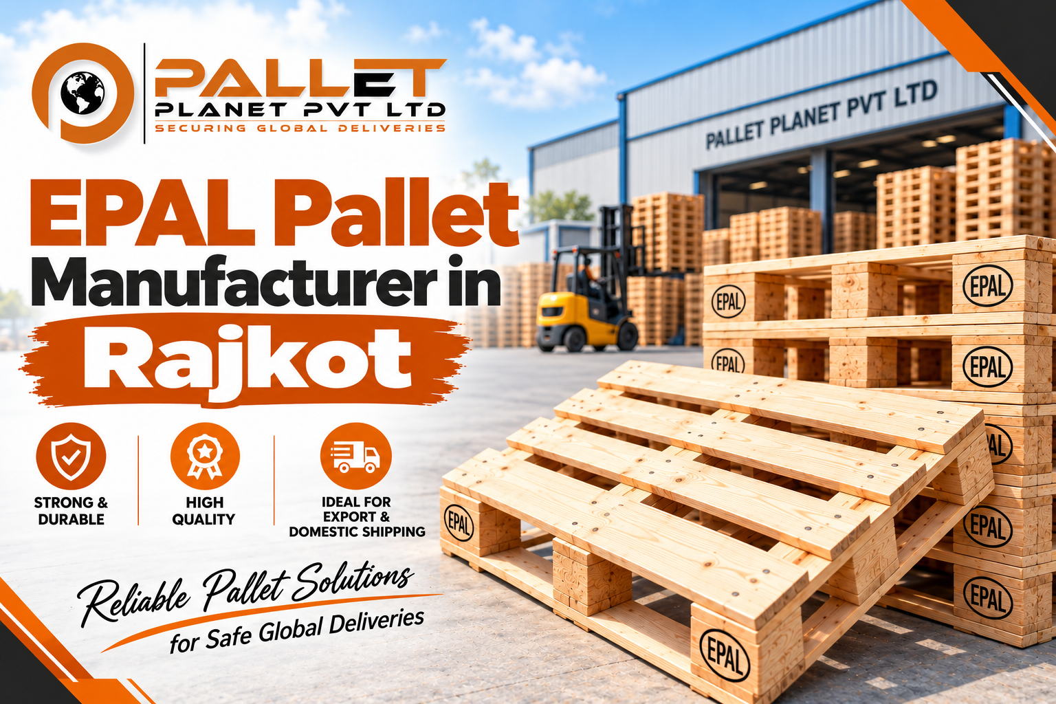 EPAL Pallet Manufacturer in Rajkot by PalletPlanet