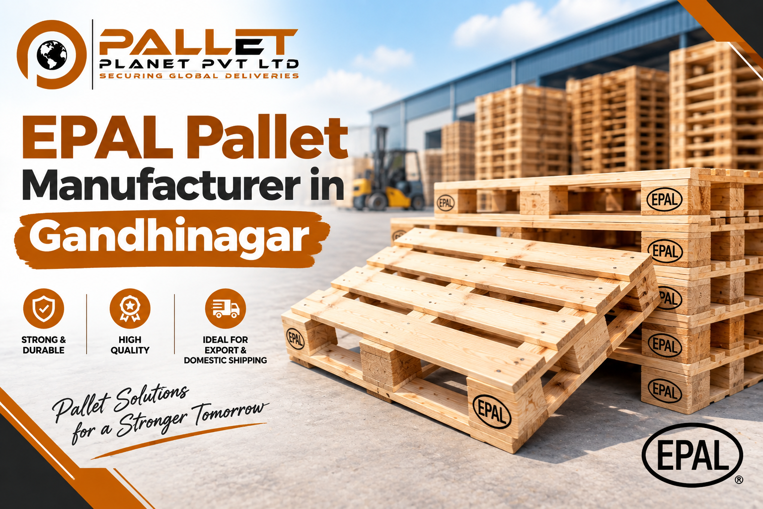 EPAL Pallet Manufacturer in Gandhinagar | PalletPlanet