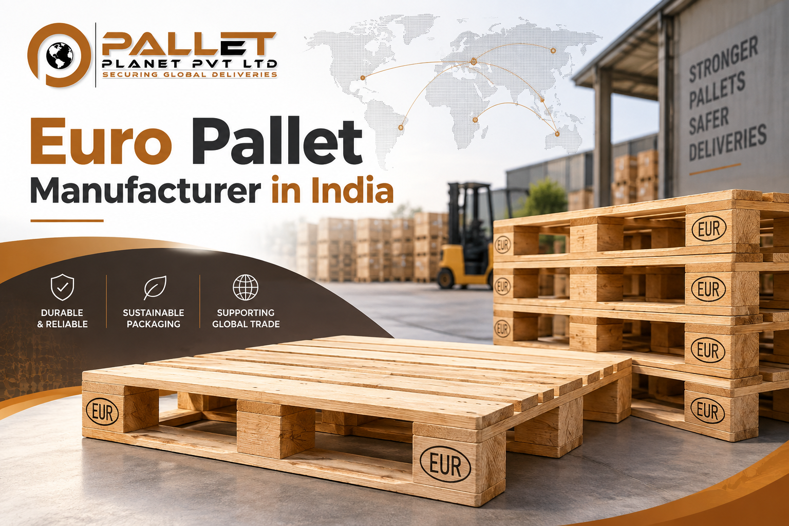 Euro Pallet Manufacturer in India - ISPM 15 Export Pallets by PalletPlanet