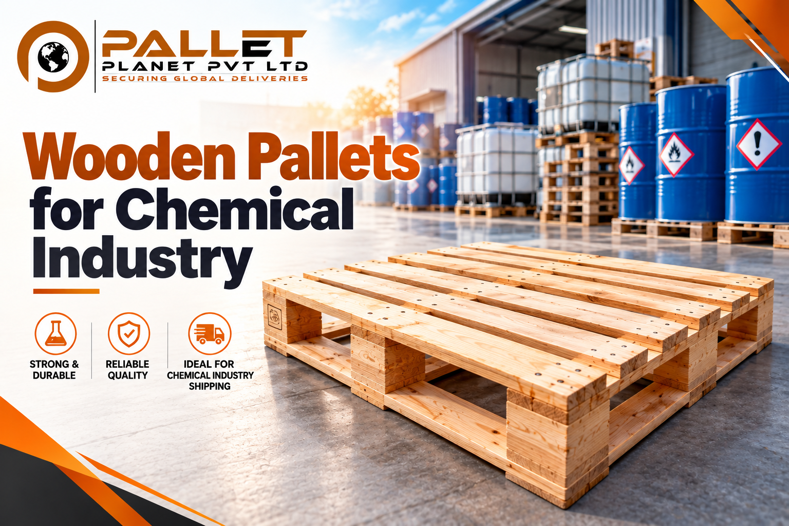 Wooden Pallets for Chemical Industry | Pallet Planet