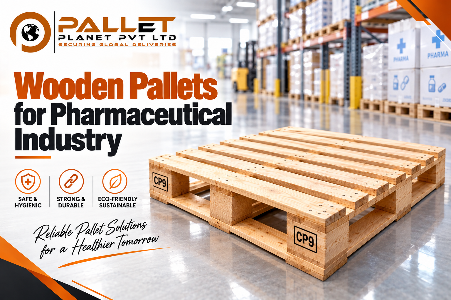 Wooden Pallets for Pharmaceutical Industry - ISPM 15 Export Pallets by PalletPlanet